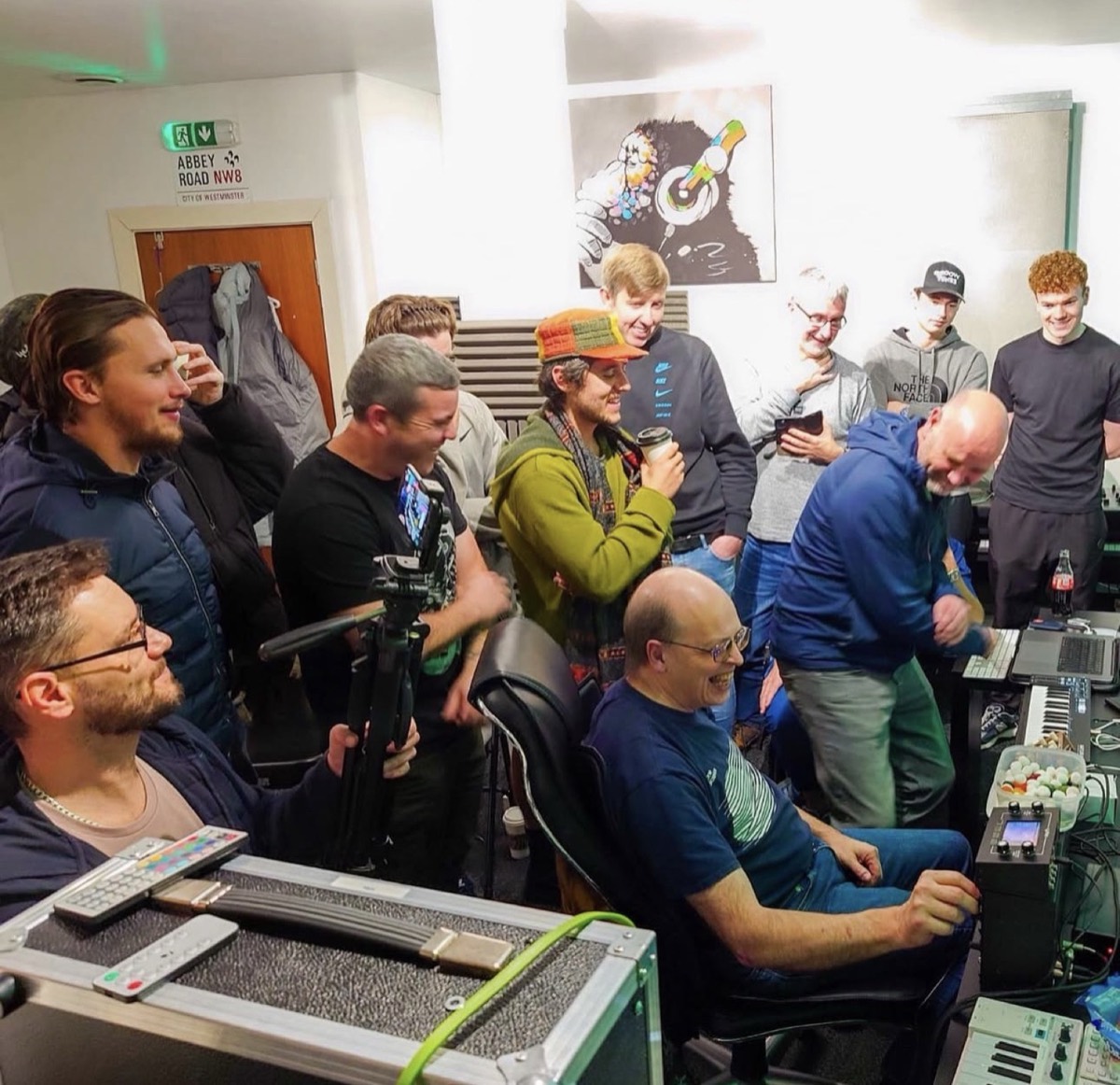 Group music session